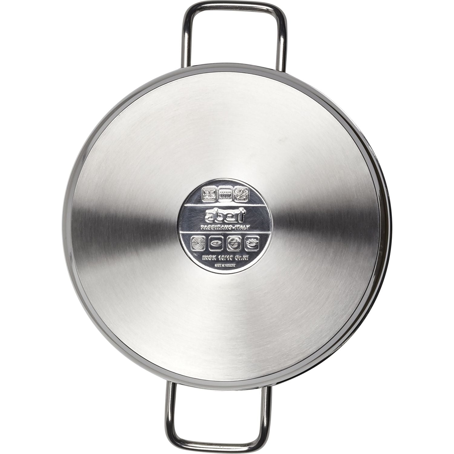 ABERT - Casseruola in acciaio inox 18/10 Linea Daily Plus - h12 cm diametro 24 cm
